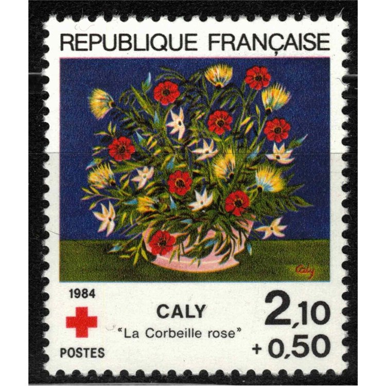 FRANCE 1984 Pro Red Cross MNH**