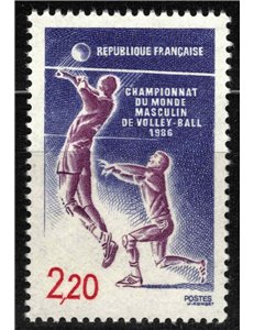 FRANCE 1986 Men's Volleyball MNH**