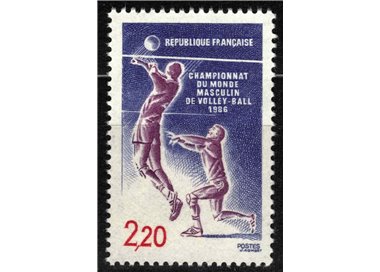 FRANCIA 1986 Pallavolo maschile MNH**