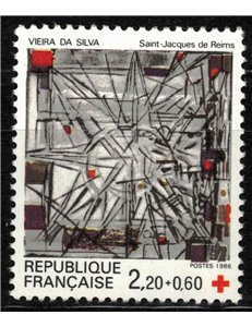 FRANCIA 1986 Pro Croce Rossa MNH**
