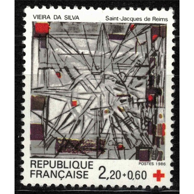 FRANCE 1986 Pro Red Cross MNH**