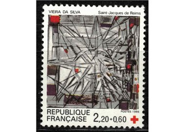 FRANCE 1986 Pro Red Cross MNH**