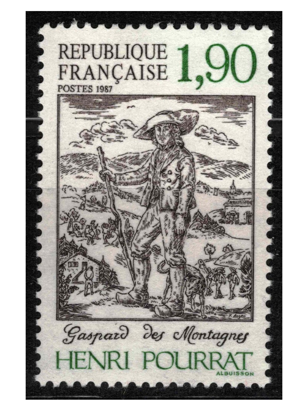 FRANCIA 1987 Henri Pourrat MNH**