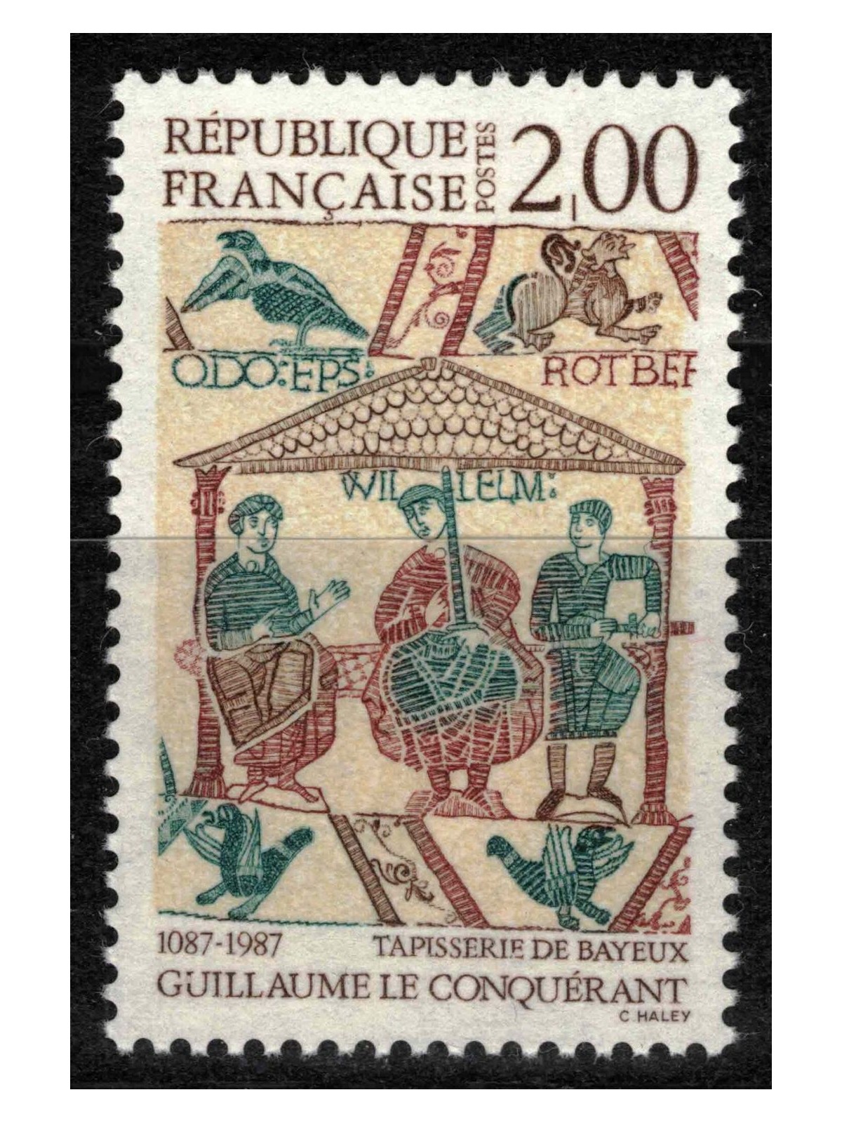 FRANCIA 1987 Guglielmo il Conquistatore MNH**