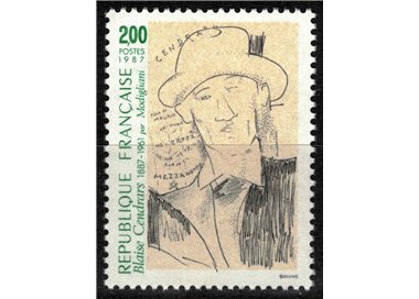 FRANCE 1987 Blaise Cendrars MNH**