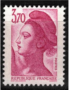 FRANCE 1987 Ordinary set (Freedom) MNH**