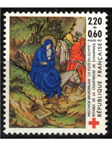 FRANCE 1987 Pro Red Cross MNH**