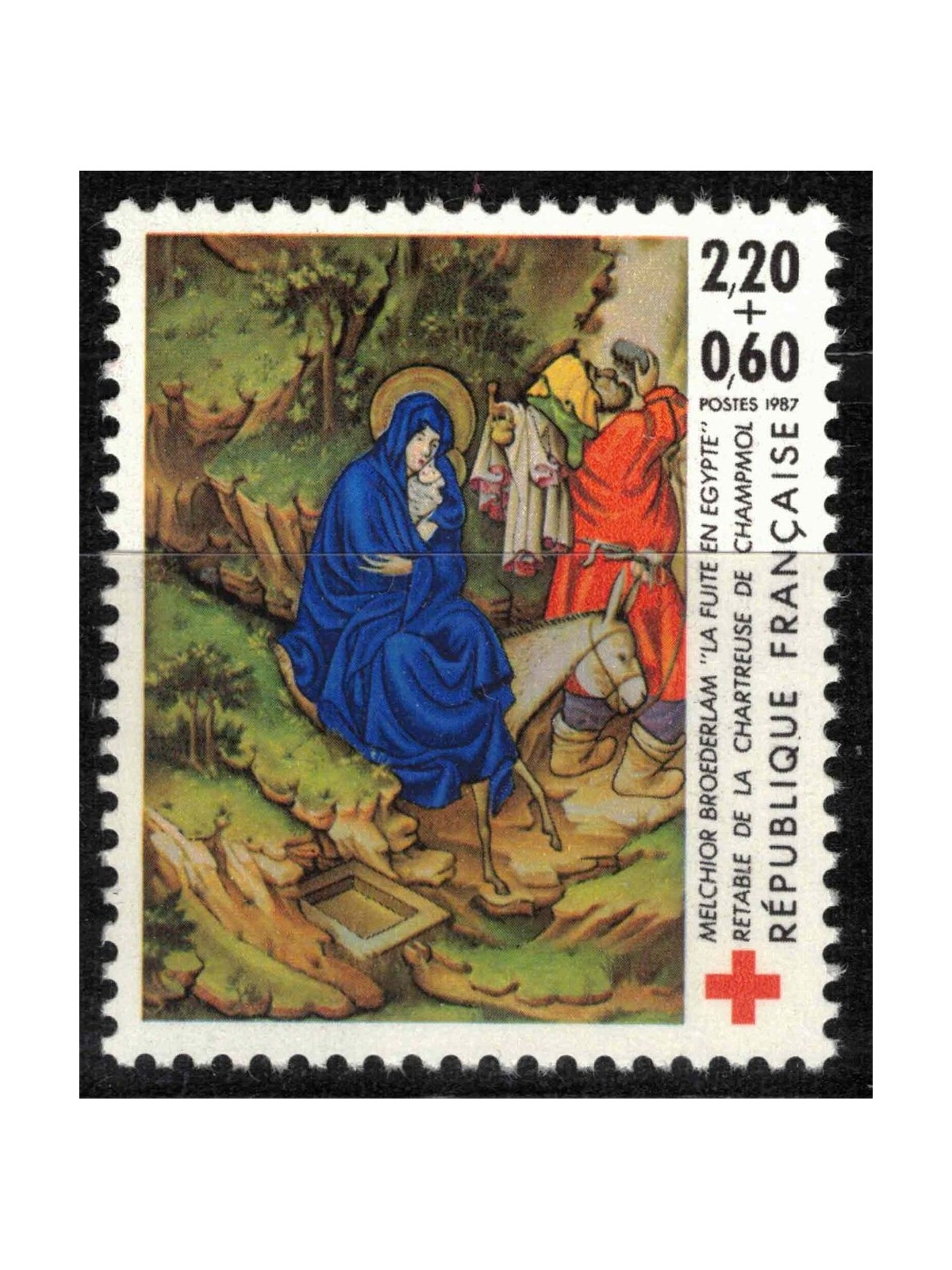 FRANCIA 1987 Pro Croce Rossa MNH**