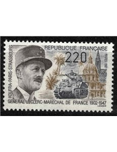 FRANCE 1987 General Leclerc MNH**
