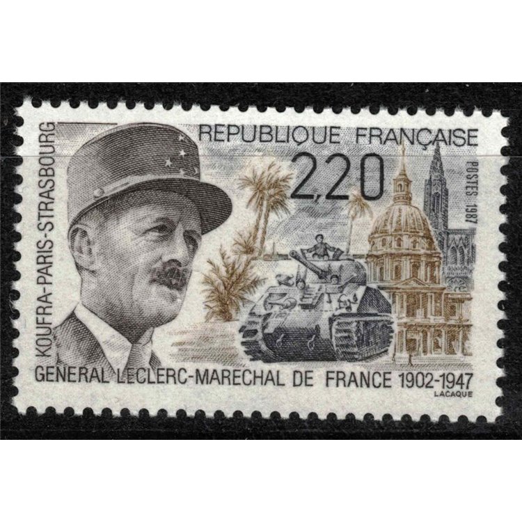 FRANCIA 1987 Generale Leclerc MNH**