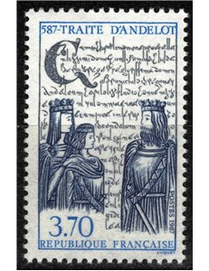 FRANCIA 1987 Trattato d'Andelot MNH**