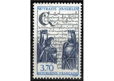 FRANCIA 1987 Trattato d'Andelot MNH**