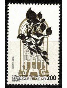 FRANCE 1988 Victoire Synagogue in Paris MNH**