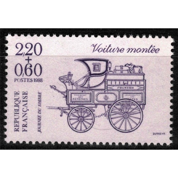 FRANCIA 1988 Giornata del francobollo MNH**