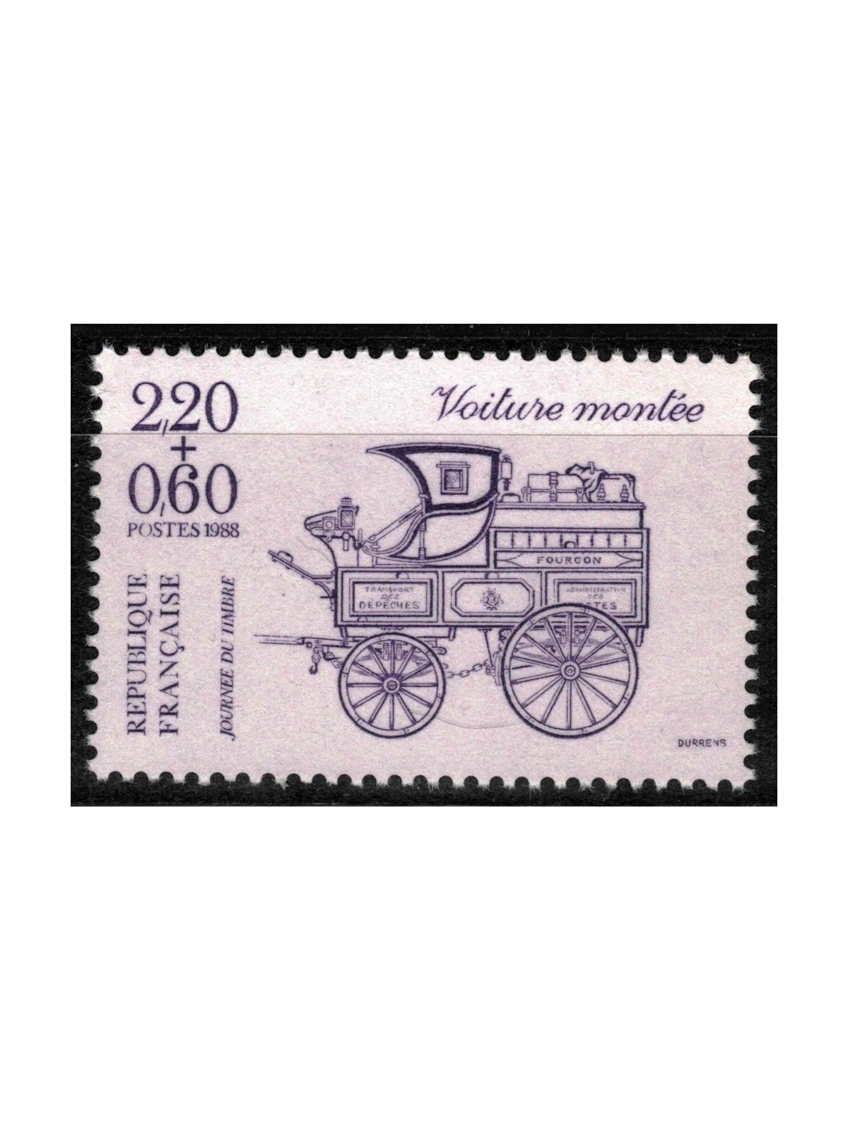 FRANCE 1988 Stamp Day MNH**