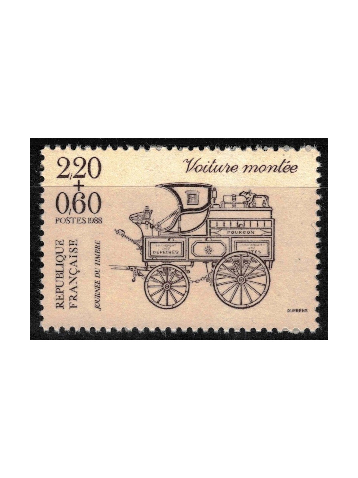 FRANCIA 1988 Giornata del francobollo (da LB) MNH**