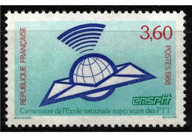FRANCIA 1988 Scuola nazionale superiore delle PTT MNH**
