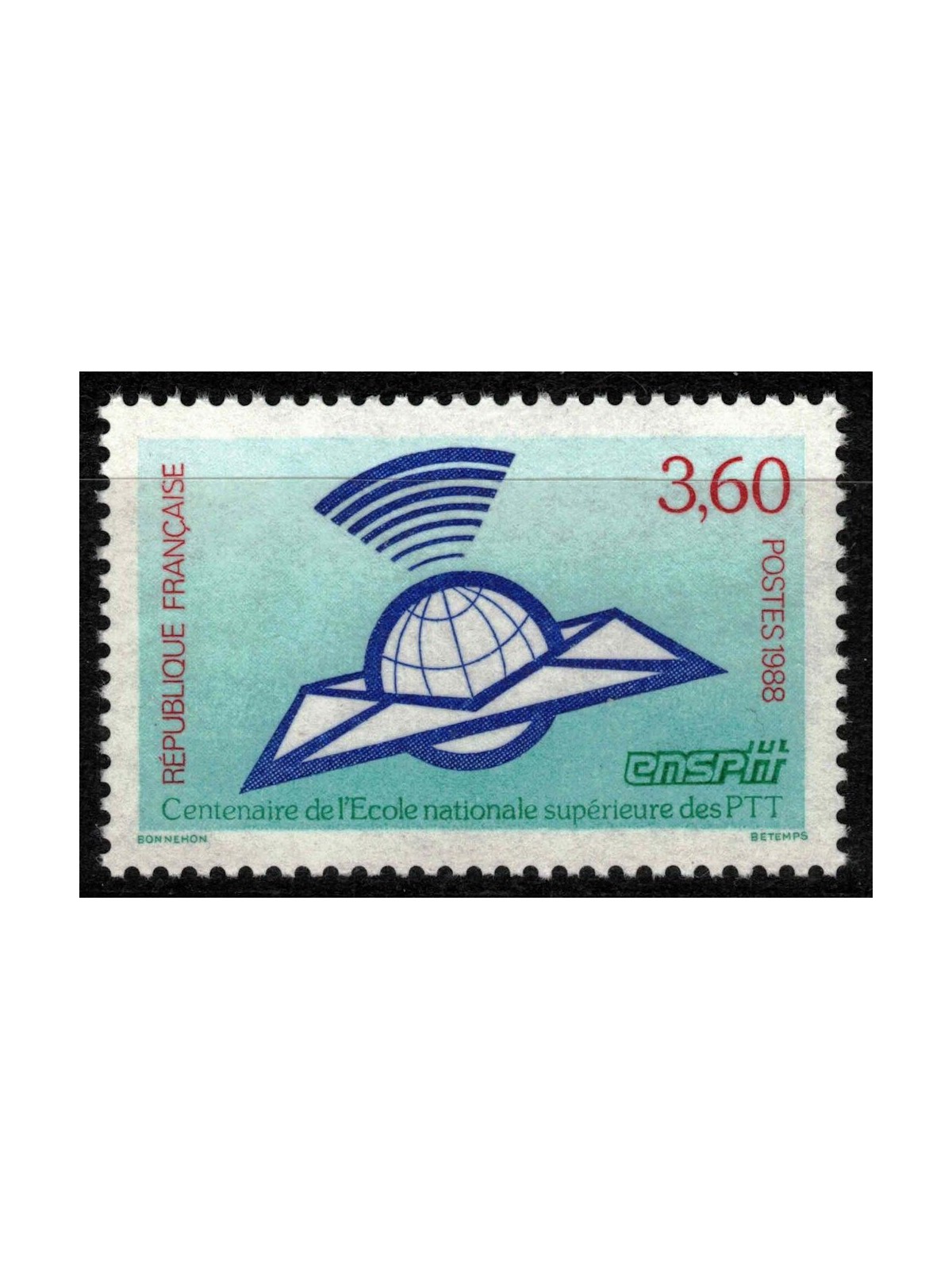 FRANCIA 1988 Scuola nazionale superiore delle PTT MNH**