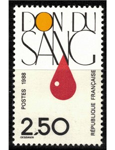 FRANCE 1988 Blood Donors MNH**