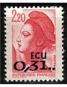 FRANCE 1988 Ordinary set (Freedom) MNH**