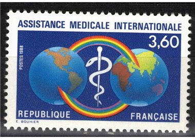 FRANCE 1988 International Medical Assistance MNH**