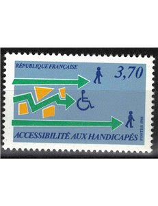 FRANCE 1988 Accessibility for the disabled MNH**