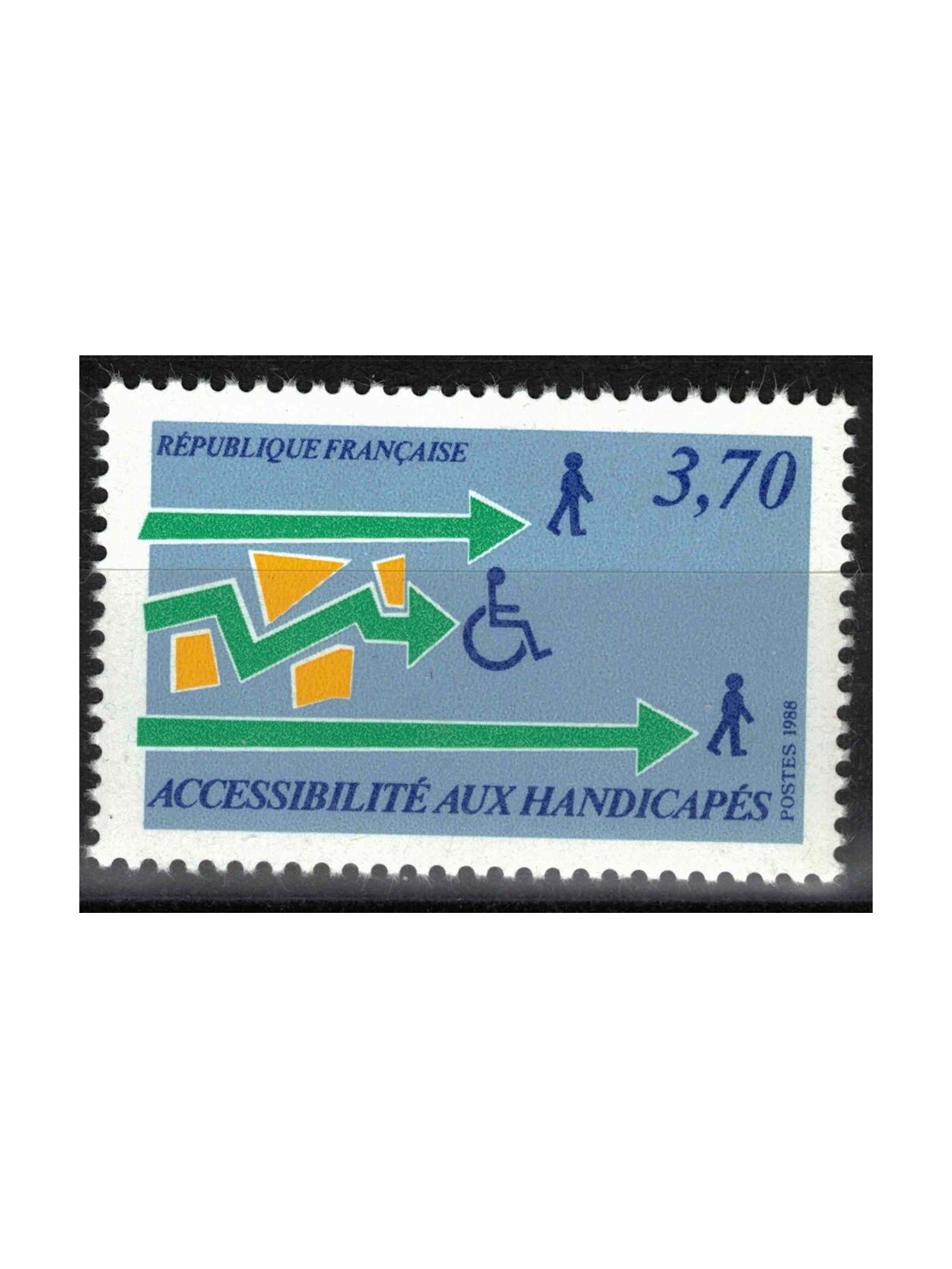 FRANCE 1988 Accessibility for the disabled MNH**