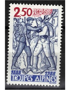 FRANCE 1988 Alpine troops MNH**