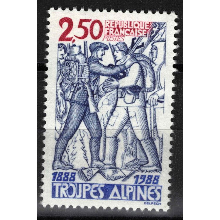 FRANCE 1988 Alpine troops MNH**