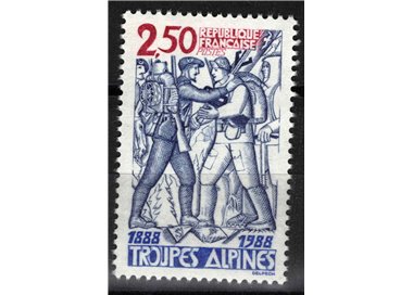 FRANCE 1988 Alpine troops MNH**