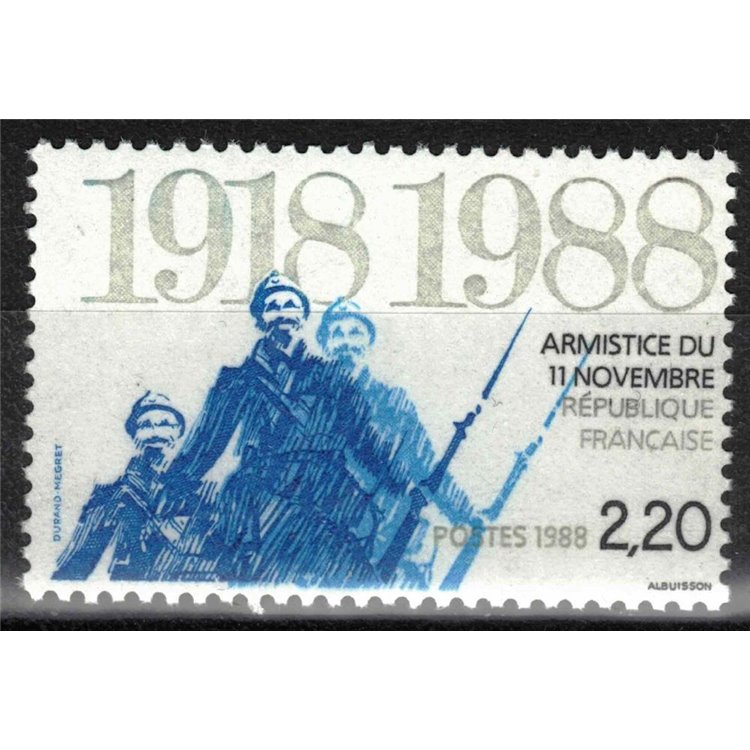 FRANCE 1988 Anniversary of the Armistice MNH**