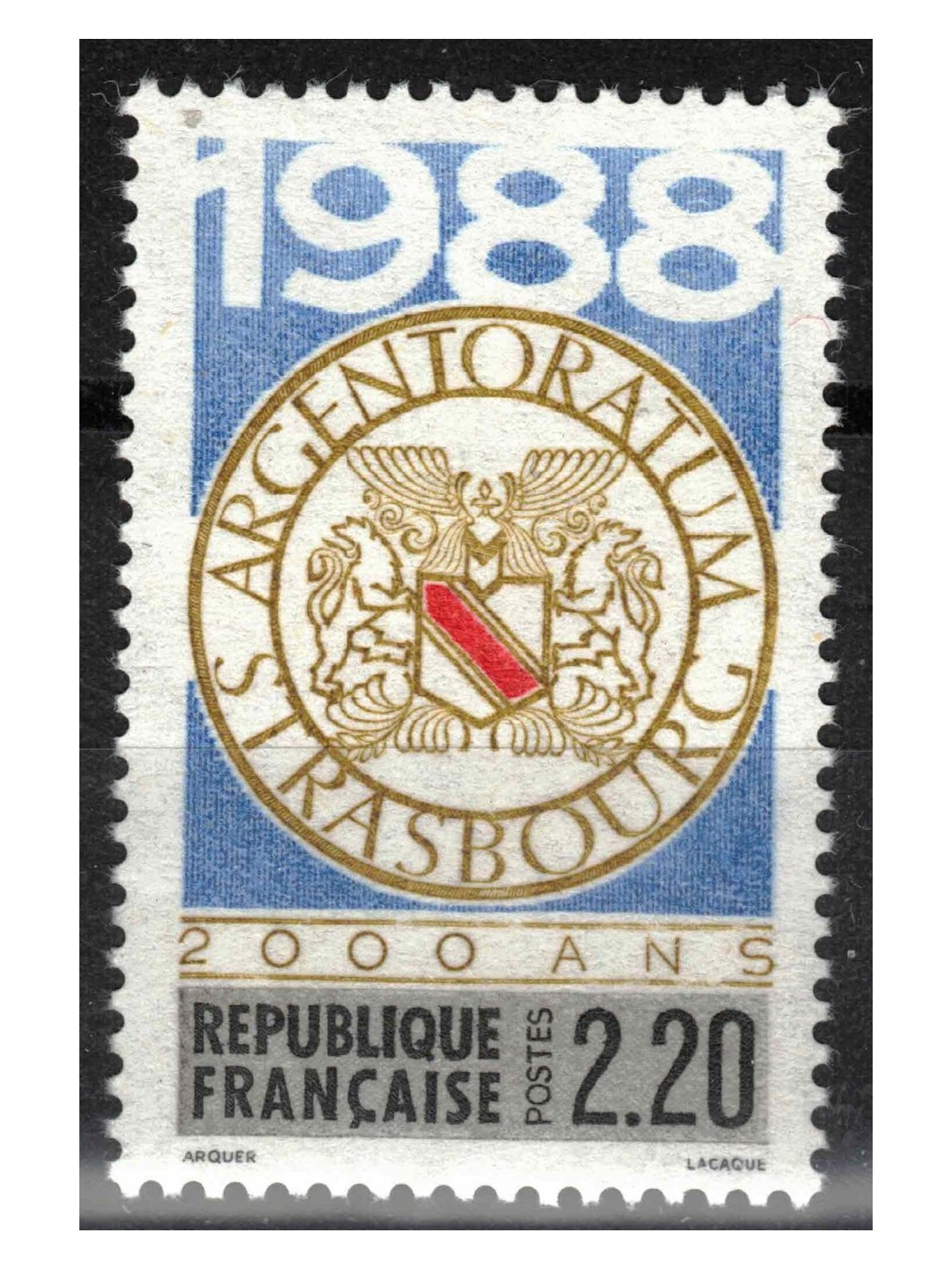 FRANCIA 1988 Città di Strasburgo MNH**
