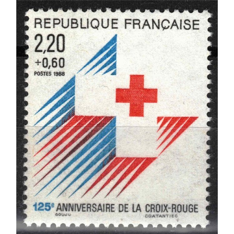 FRANCE 1988 Pro Red Cross MNH**