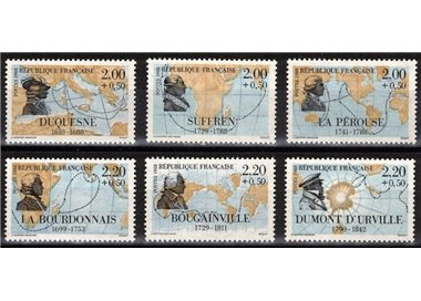 FRANCIA 1988 Personaggi celebri 6v MNH**