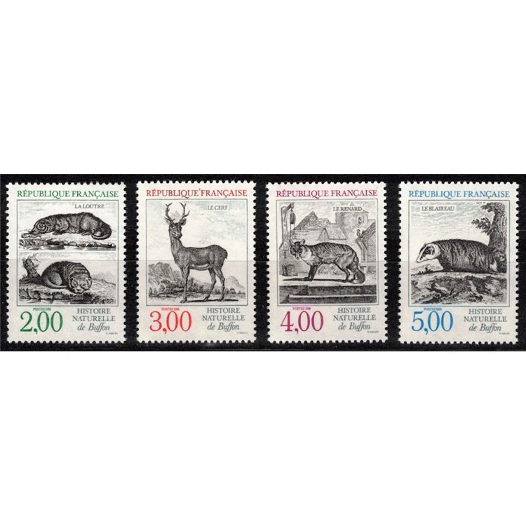 FRANCE 1988 Nature in France (6th series) 4v MNH**