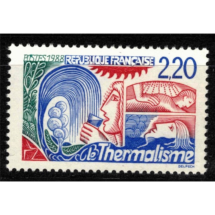 FRANCIA 1988 Cure termali MNH**