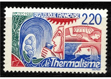 FRANCIA 1988 Cure termali MNH**
