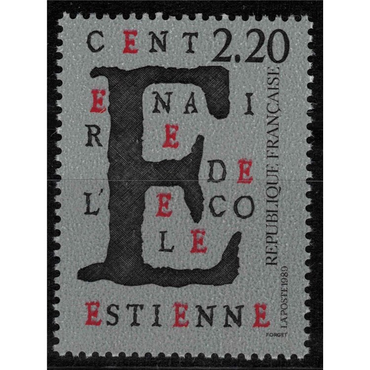 FRANCE 1989 Estienne School MNH**