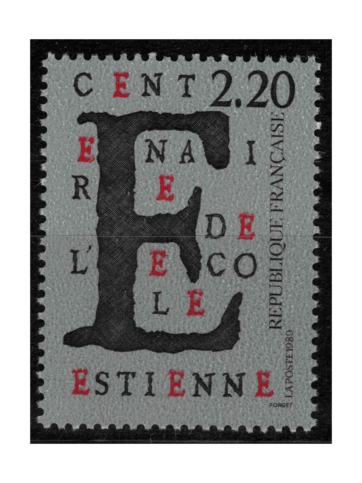 FRANCE 1989 Estienne School MNH**