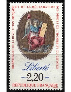 FRANCE 1989 Freedom MNH**