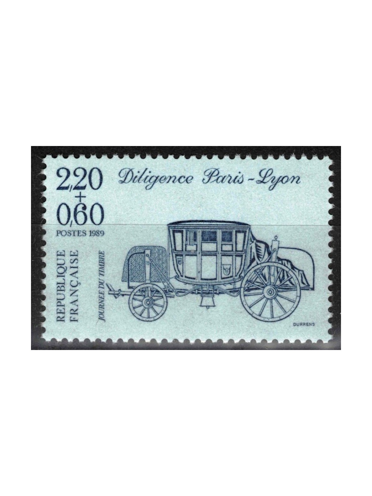 FRANCIA 1989 Giornata del francobollo MNH**