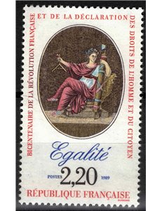 FRANCIA 1989 Uguaglianza MNH**