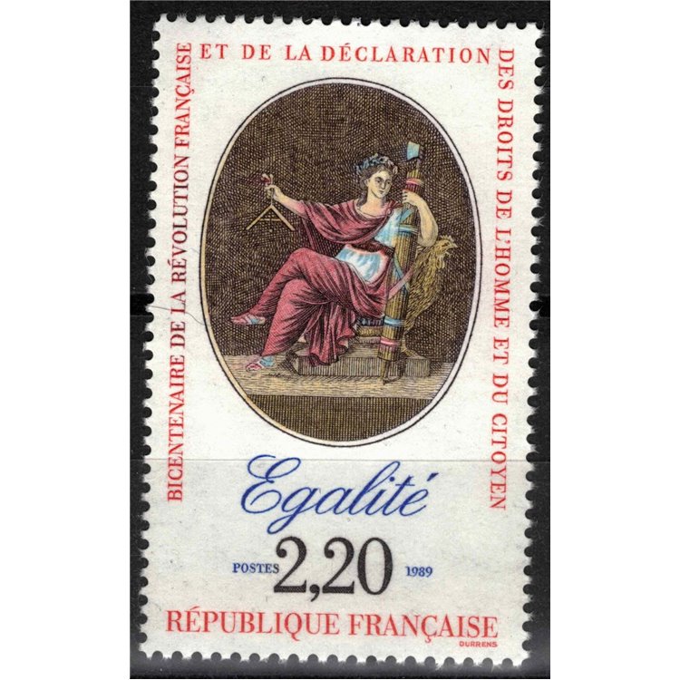 FRANCE 1989 Equality MNH**