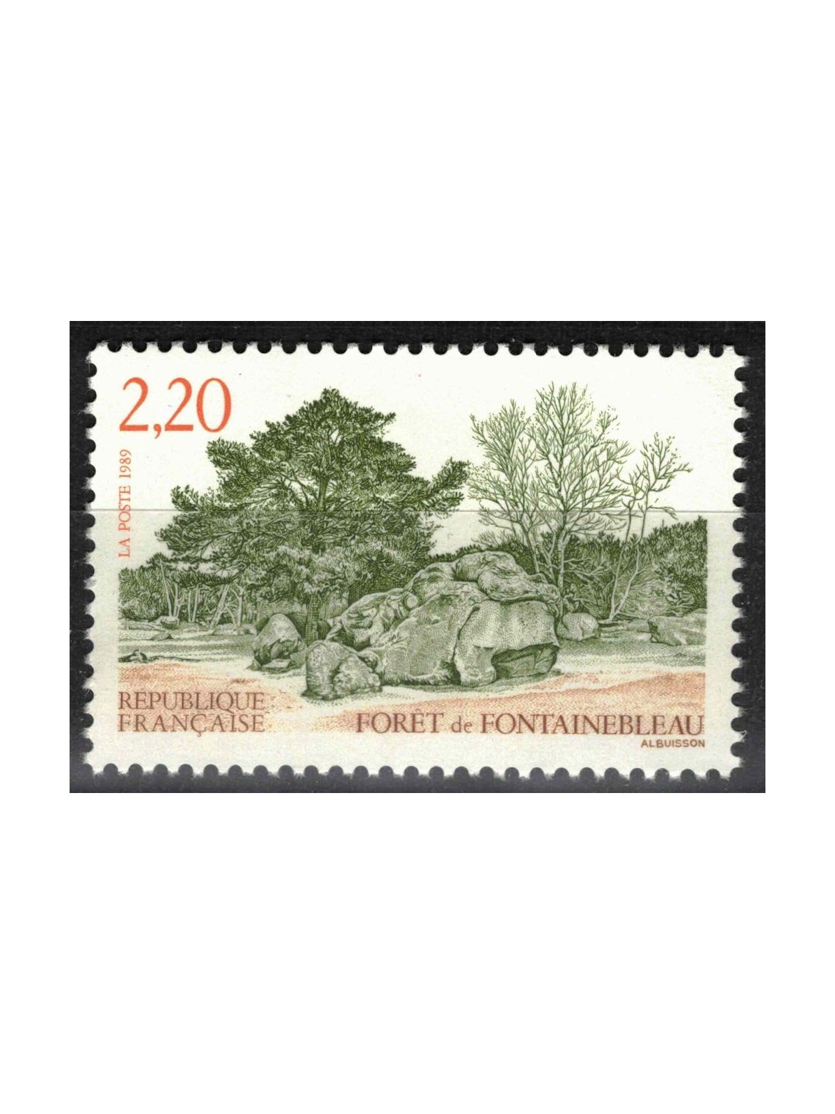FRANCIA 1989 Turistica (Fontainbleau) MNH**