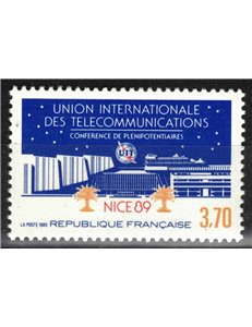 FRANCE 1989 International Telecommunication Union MNH**