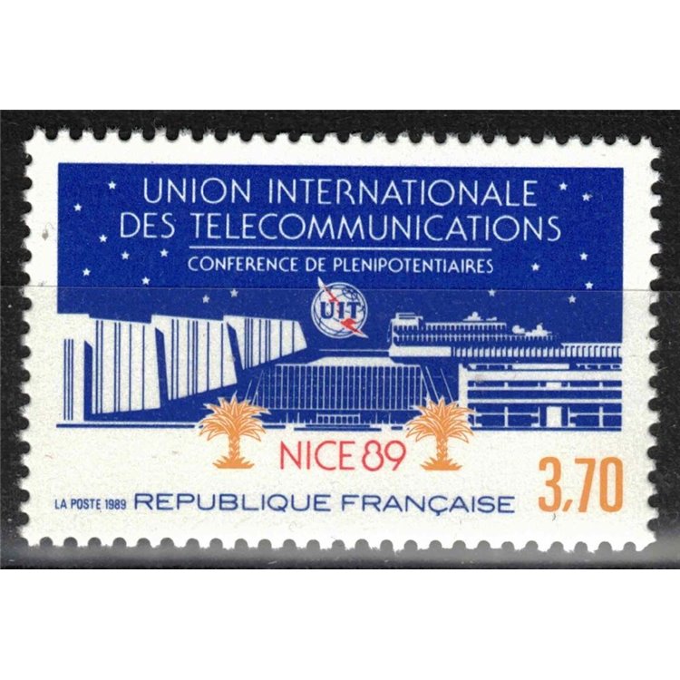 FRANCIA 1989 Unione Internazionale delle Telecomunicazioni MNH**
