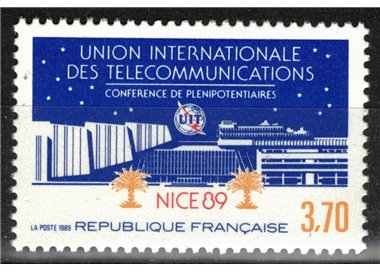 FRANCIA 1989 Unione Internazionale delle Telecomunicazioni MNH**
