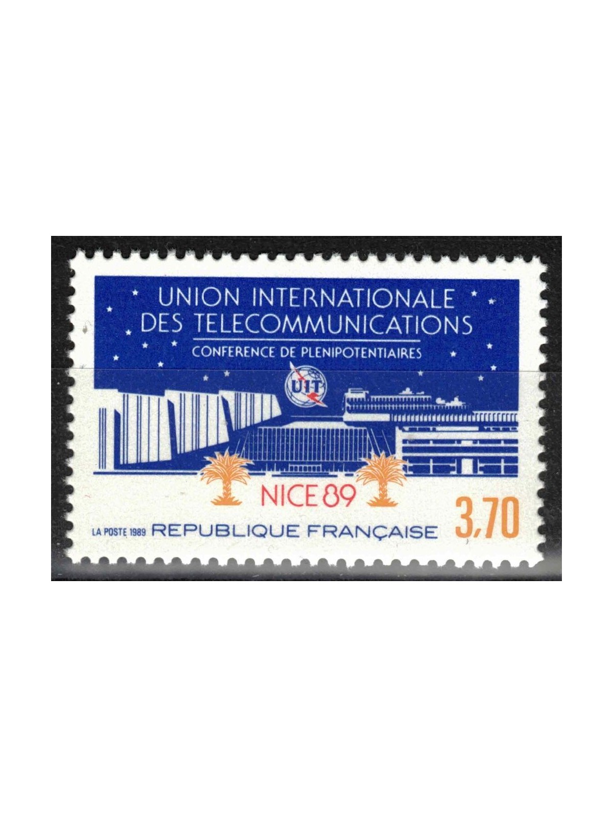 FRANCE 1989 International Telecommunication Union MNH**