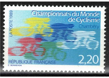 FRANCIA 1989 Campionati Mondiali di Ciclismo MNH**