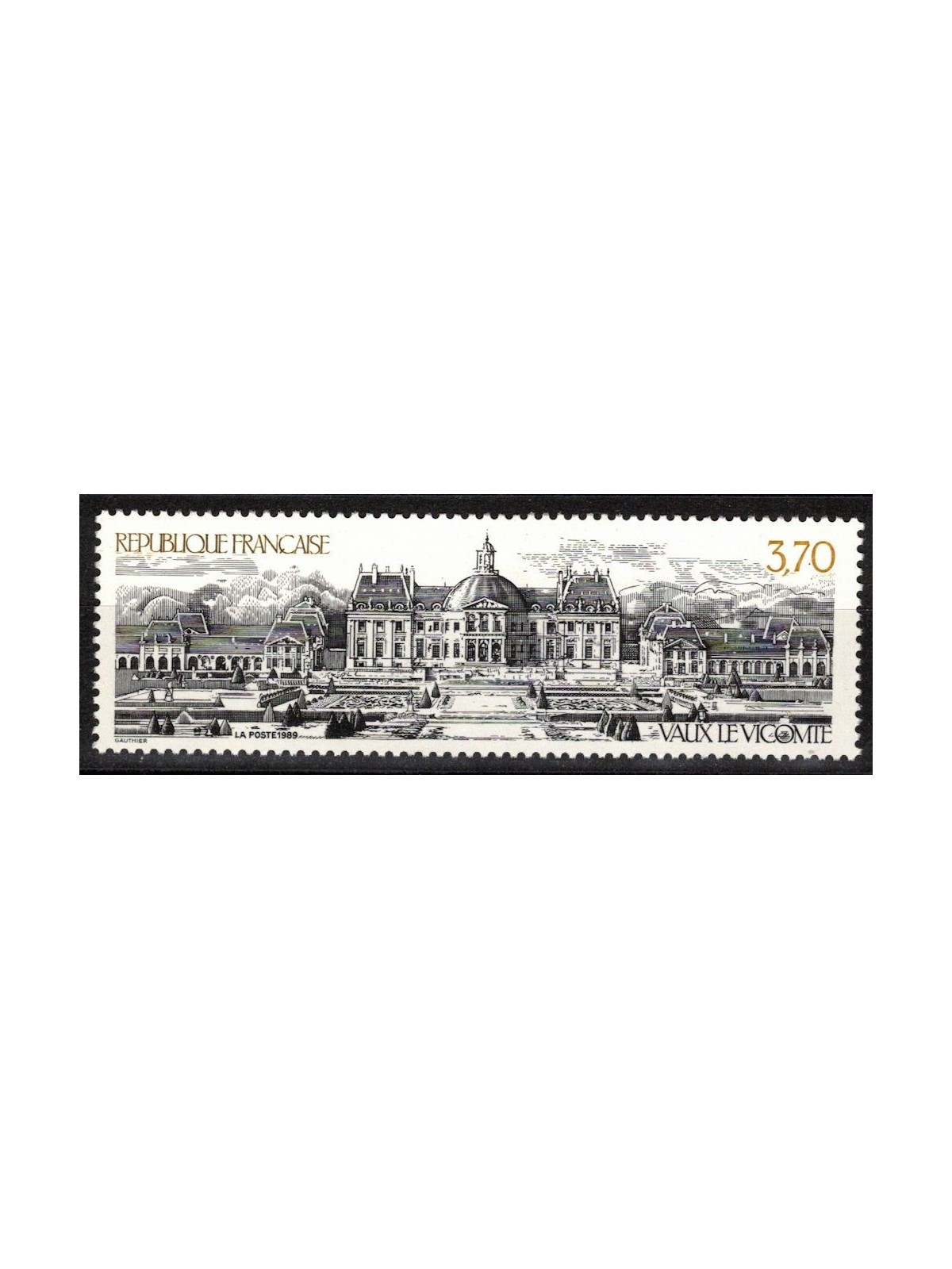 FRANCE 1989 Tourist (Vaux le Vicomte) MNH**